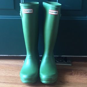 Hunter original boots Youth size 4 Women size 5.5